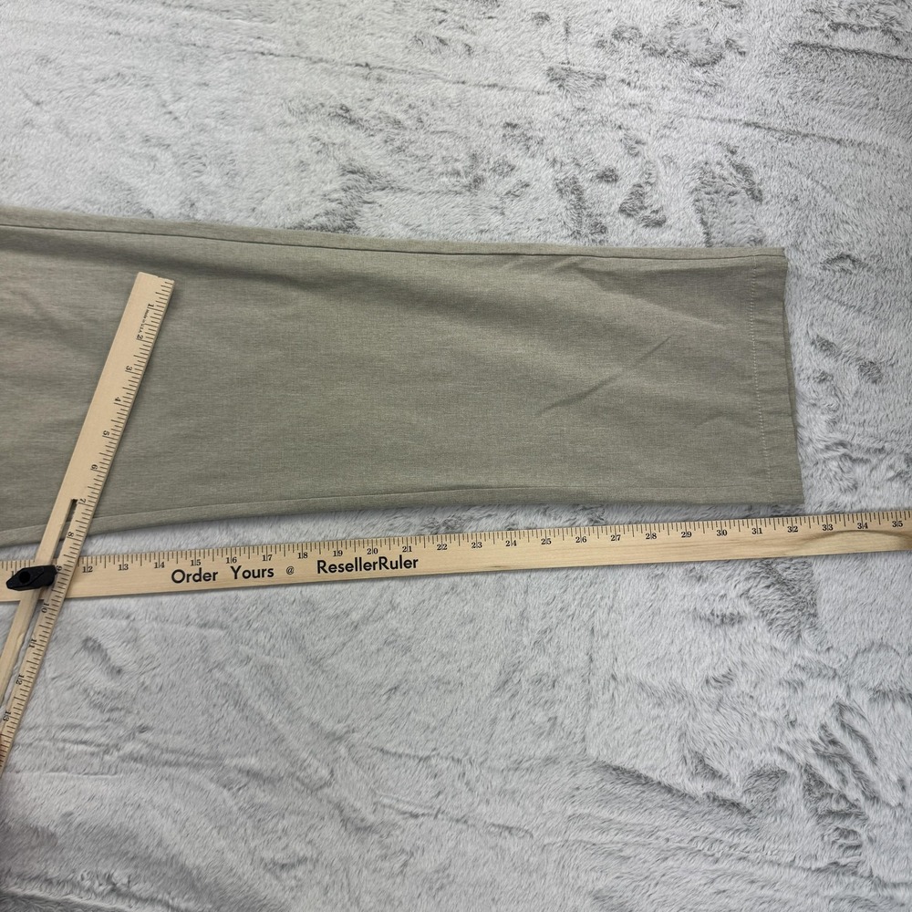 Linksoul Pants Mens 38R Beige Tan Stretch Chino Golf Casual Repreve Polyester - Picture 6 of 8